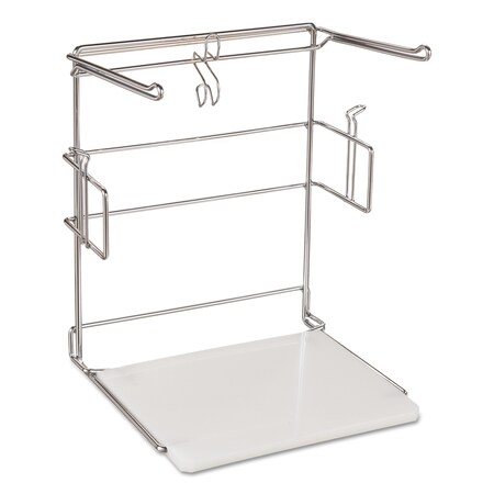 Barnes Paper Company T-Sack Rack for 1/6 Plastic Bags, Metal/Plastic, 12w x 10.5d x 14.5h TSHIRTRACK